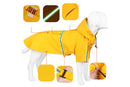 Pet Raincoat Outdoor Waterproof Dog Poncho for Small and Medium Dogs - Yellow