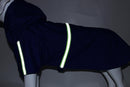 Pet Raincoat Outdoor Waterproof Dog Poncho for Small and Medium Dogs - Blue
