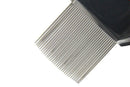 Stainless Steel Pet Flea Comb Fine Tooth Grooming Tool for Dogs Cats - Red