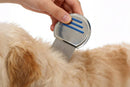 Stainless Steel Pet Flea Comb Fine Tooth Grooming Tool for Dogs Cats - Blue