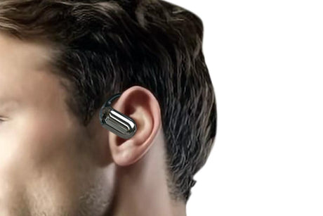 Real-Time AI Translation Earbuds Wireless Headphones for Travel Meetings Learning - Black
