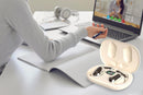 Real-Time AI Translation Earbuds Wireless Headphones for Travel Meetings Learning - Skin Tone