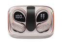 Wireless Bluetooth 5.4 Headphone Over Ear Bud IPX5 Waterproof Earphone for Sport Running - Black