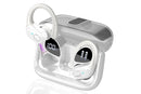 Wireless Bluetooth 5.4 Headphone Over Ear Bud IPX5 Waterproof Earphone for Sport Running - White