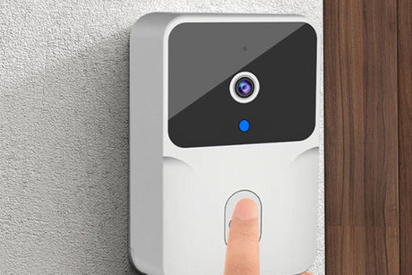 Wireless Doorbell Camera Video Door Bell Smart Intercom Security Phone Camera Indoor Outdoor - White