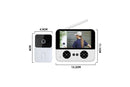 Wireless Doorbell Camera Video Door Bell Smart Intercom Security Phone Camera Indoor Outdoor - Black