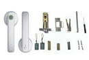 5 in 1 Smart Door Lock Fingerprint Door Knob with IC Cards and Backup Keys - Silver