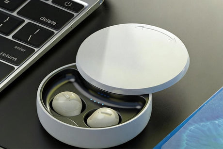 Sleep Earbuds for Side Sleepers Bluetooth Mini In-Ear Headphones for Rest - Skin Tone
