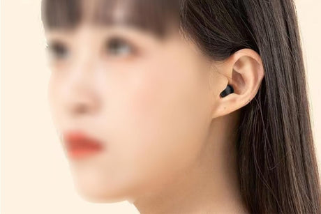 Sleep Earbuds for Side Sleepers Bluetooth Mini In-Ear Headphones for Rest - Black