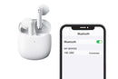 Wireless Earbuds Bluetooth 5.3 In-Ear Headphones with Noise Cancelling Mic IPX7 Waterproof Sports Earphones - White