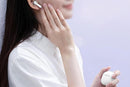 Wireless Earbuds Bluetooth 5.3 In-Ear Headphones with Noise Cancelling Mic IPX7 Waterproof Sports Earphones - White