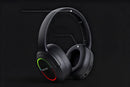 Wireless Gaming Headset Headphone with Microphone Volume - Black