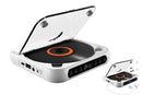 Portable CD Player Bluetooth 5.3 with HiFi Speakers Rechargeable Walkman Supports CD USB MP3 for Home - White