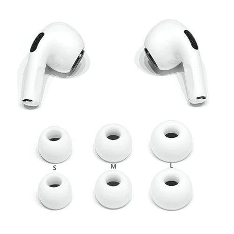 Replacement Ear Tips for AirPods Pro Memory Foam Ear Buds Anti-Slip Eartips with Portable Storage Box -Gray