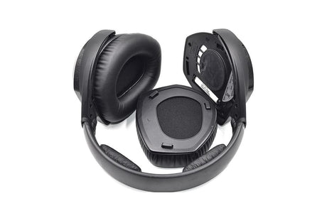 Replacement Ear Pads Cushions Mesh Cover For Sennheiser HDR RS165/175 -Faux Frog Skin Style