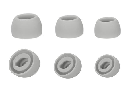 3-Pair Silicone Replacement Ear Tips for Samsung Galaxy Buds Pro - Light Grey