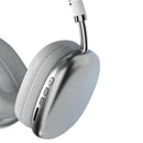 Wireless Bluetooth Over-Ear Headphones TWS Adjustable Earphones Headset Foldable Lightweight Headset for Home Office - White