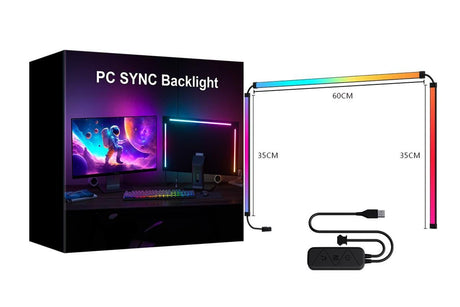 32 Inch RGB LED Monitor Backlight Strip Gaming Light for Computer Screen