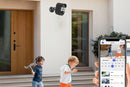 Security Cameras Wireless Outdoor Home Indoor Camera with Color Night Vision Motion Detection -Black