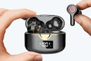 Wireless Earbuds Bluetooth Headphones Wireless Charging Case LED Display Over Ear Buds Mini Wireless Earbuds for Sports Workout