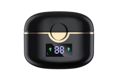 Wireless Earbuds Bluetooth Headphones Wireless Charging Case LED Display Over Ear Buds Mini Wireless Earbuds for Sports Workout
