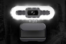 4K Webcam for PC with Light Computer Camera with Built-in Microphone Plug & Play USB Webcam