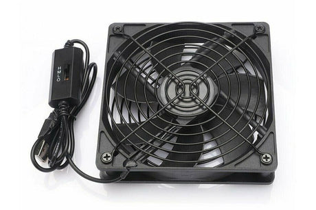 USB Cooling Fan with Speed Controller for Computer Case PC CPU Case DC 5V Office Use