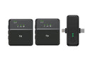2.4G Wireless Lavalier Microphone Dual Noise Reduction for Camera Smartphone Computer