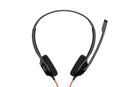 Dual-Edge USB-C Wired Headset with Clear Mic Lightweight Office Headset for PC/Mac