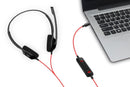 Dual-Edge USB-C Wired Headset with Clear Mic Lightweight Office Headset for PC/Mac