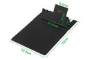 15W Fast Charging Wireless Mouse Pad with Foldable Design, Multi-Function PU Leather Desk Mat for Office & Home