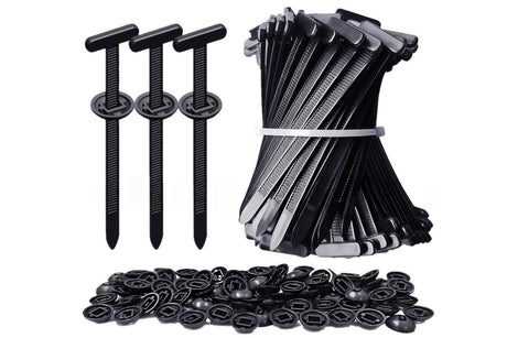 200Pcs Nylon Universal Cable Tie Buckle Zip Tie for Car Repair Wire Bundling