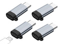 4Pcs Lightning to USB C Adapter Fast Charging and Data Transfer for iPhone 15 16 17