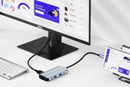 8-in-1 Docking Station Type-C to HDMI Multi-Display USB-C Hub PD 100W