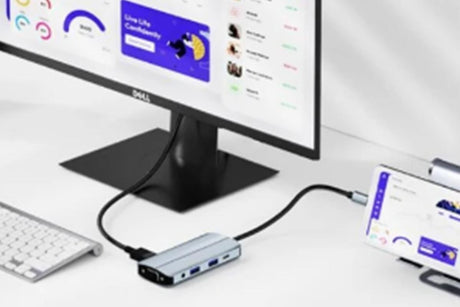 8-in-1 Docking Station Type-C to HDMI Multi-Display USB-C Hub PD 100W