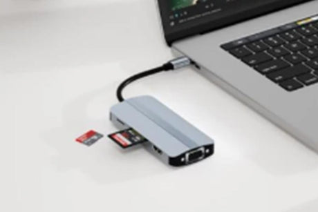 8-in-1 Docking Station Type-C to HDMI Multi-Display USB-C Hub PD 100W