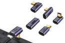 5 Pcs USB4.0 40Gbps Type C Male/Female to USB C Female Adapter Extender USB C Coupler 40Gbps Data Transfer