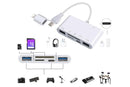 5 in 1 USB-C SD Card Reader USB-C to Memory Card OTG Adapter For iPhone iPad