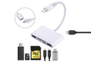 5 in 1 USB-C SD Card Reader USB-C to Memory Card OTG Adapter For iPhone iPad