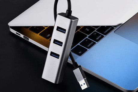 USB 3.0 to Gigabit Ethernet Adapter with 3-Port Hub