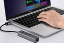 USB 3.0 to Gigabit Ethernet Adapter with 3-Port Hub