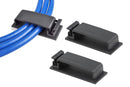 Set of 4Pcs Multi Slots Self Adhesive Cable Holder Cable Clips