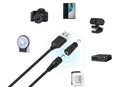 USB to DC 5V Charging Cable Power Cord 5.5x2.1mm with 11 Interchangeable Connectors