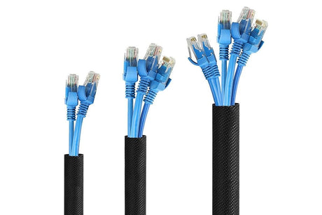 No Chew Cord Protector for Pets Bite Resistant Cable Sleeve for Cats Dogs Rabbits - S