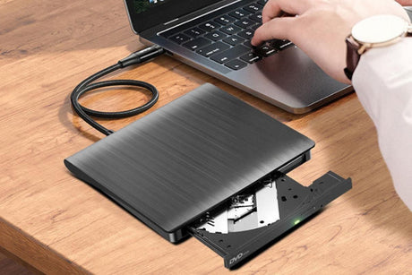 USB 3.0 Portable CD DVD Player Burner Reader Writer External CD/DVD Drive for Laptop PC