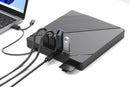 7 in 1 External CD DVD Drive USB 3.0 Burner Writer with Card Reader for Laptop