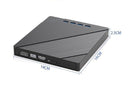 7 in 1 External CD DVD Drive USB 3.0 Burner Writer with Card Reader for Laptop