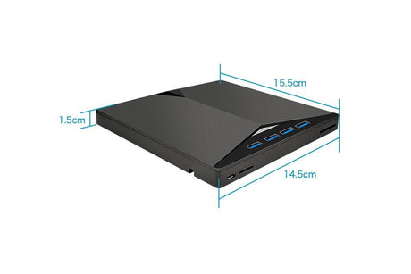 External CD/DVD Drive for Laptop USB 3.0 DVD Player Ultra-Slim Portable Burner Writer