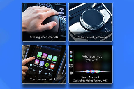 Wireless Adapter Auto Connect USB Dongle Compatible with Wired Carplay Android 2 in 1 Carplay Android Auto Plug and Play