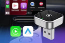 2 in 1 Wireless CarPlay and Android Auto Adapter Plug and Play Carplay Adapter
